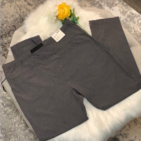 FIRM NO LIKES! NEW! Men’s Gray & Black Mixed Color Belted Performance Pants - Picture 3 of 7